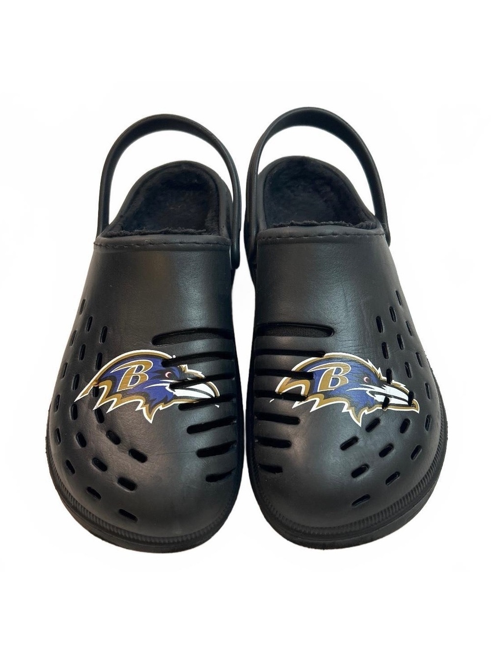 Baltimore Ravens NFL Clogs with Strap by FOCO “Black” Men’ XL (13-14)